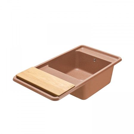 Кухонная мойка Aquaton Беллис 1A725132BS270 95х50 цвет коричневый