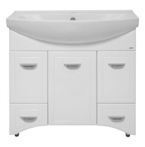 Тумба под раковину Misty Дрея Э-Дре01086-01К2Я 80х30 напольная цвет белый - фото 2