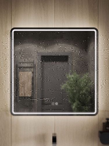 Зеркало с подсветкой и антизапотевателем Orange Nature ONP-80ZE 80х80 - фото 3