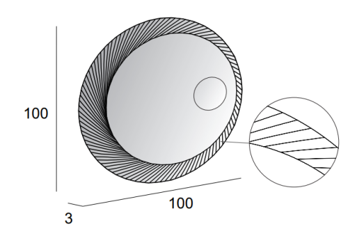 Зеркало с подсветкой Cezares 45011 100х100 подвесное - фото 5