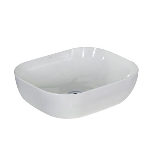 Раковина из сантехнического фарфора Melana 78104-805 50х40 накладная цвет белый без отверстий под смеситель - фото 5