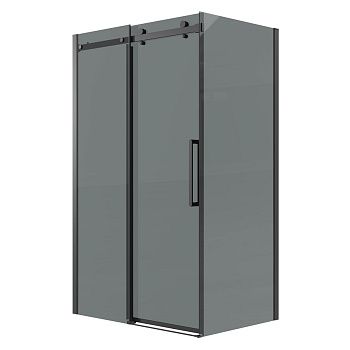 Душевой уголок Grossman Classic 120.K33.04.1390.21.10 130х90 стекло тонированное профиль черный без поддона