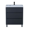 Тумба под раковину Uperwood Tanos 291020333 70х50 напольная цвет черный