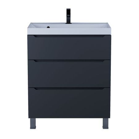 Тумба под раковину Uperwood Tanos 291020333 70х50 напольная цвет черный