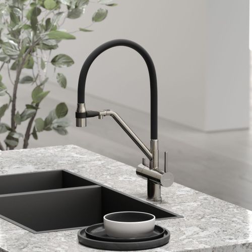 Смеситель для кухни Sancos Dora SC4003BN на мойку никель - фото 3