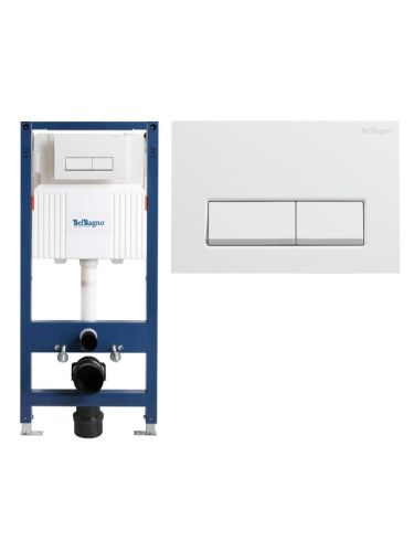 Инсталляция для подвесного унитаза BelBagno BB-101-M-BR - фото 4