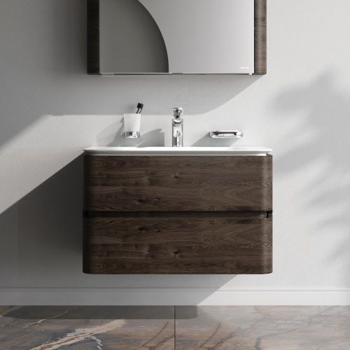 Тумба под раковину Am.Pm Sensation M30FHX0802TF 80х50 подвесная цвет коричневый