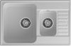 Кухонная мойка Granfest Quarz 21К серый 75х50 цвет серый поверхность матовая