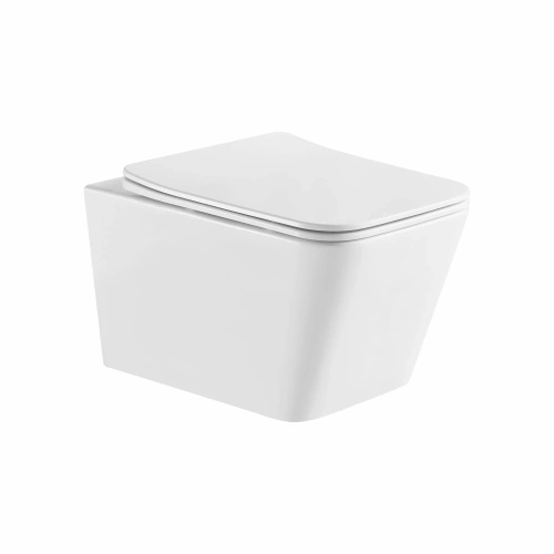 Унитаз подвесной Gid Tornado 62303Y белый с сиденьем микролифт безободковый смыв торнадо - фото 2