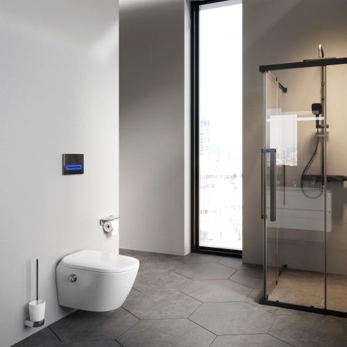 Унитаз подвесной Am.Pm Sensation CCC301700SC белый с сиденьем микролифт безободковый каскадный смыв - фото 5