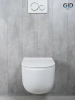 Унитаз подвесной Gid Tornado 62262Y белый с сиденьем микролифт безободковый смыв торнадо