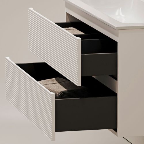 Тумба под раковину Sancos FOLK FL60W 60х40 подвесная цвет белый - фото 5