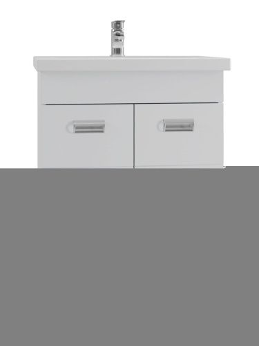 Тумба с раковиной Orange Таис Ta-60TUW+RA 60х50 напольная цвет белый - фото 2