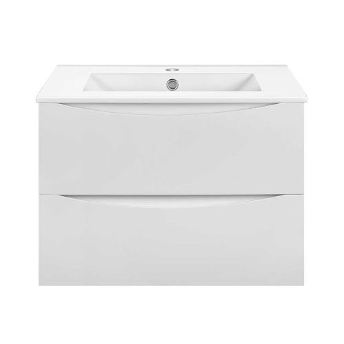 Тумба под раковину Vincea Mia Slim VMC-2MC600S1GW 60х40 подвесная цвет белый - фото 2