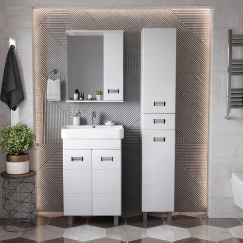 Шкаф-пенал Onika Балтика 403214 30х190 напольный цвет белый - фото 5