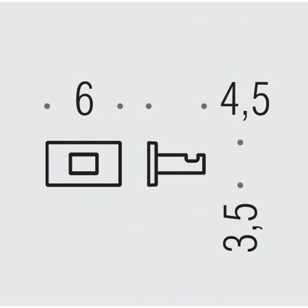 Крючок Colombo Look BLC27.OM