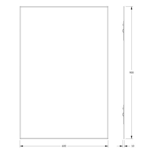 Зеркало Evoform Standard BY 0225 60х90 подвесное - фото 2