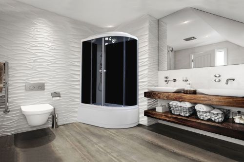 Душевая кабина Parly Classic EC1221L 120х80 асимметричная с крышей ориентация левая