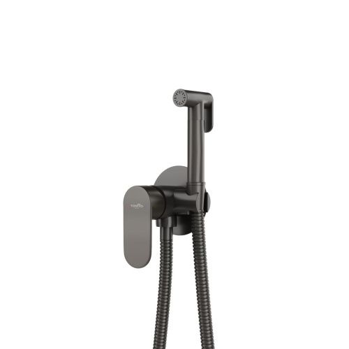 Гигиенический душ со смесителем Tokito FURO TOK-FUR-1016GM вороненая сталь - фото 2