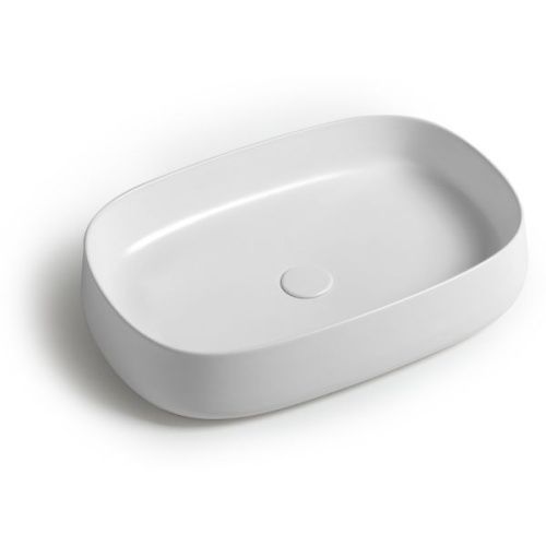 Раковина керамическая White Ceramic Jumper W070701 60х40 накладная цвет белый