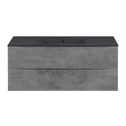 Тумба под раковину Vincea Mia VMC-2MC120BT 120х50 подвесная цвет серый - фото 4