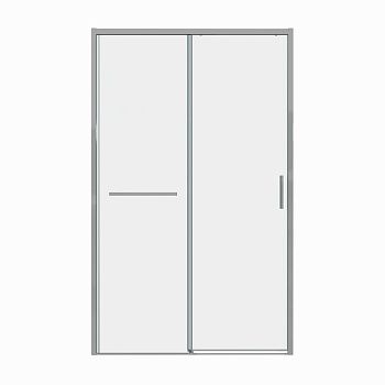 Душевая дверь Grossman Style 100.K33.05.130.10.00 130х195 стекло прозрачное профиль хром