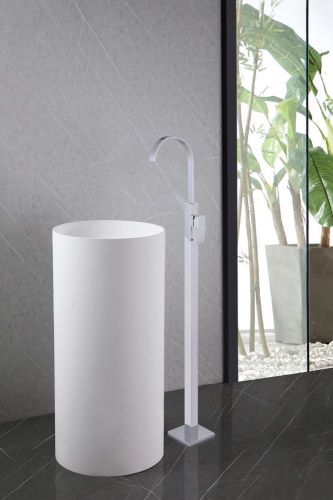 Смеситель Abber Wasserfall AF8640 напольный хром - фото 2