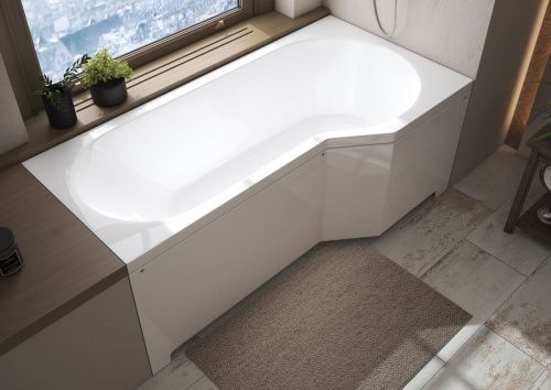 Ванна из литьевго мрамора Эстет Верона ФР-00016996 160х80 пристенная асимметричная - фото 4