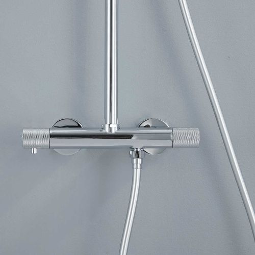 Душевая стойка Vincea Desire VSFS-1D0TCH настенная цвет хром с термостатом - фото 4