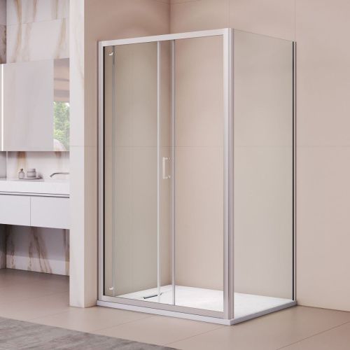 Душевой уголок RGW Passage 410874180-11 180х100 стекло прозрачное профиль хром без поддона - фото 2