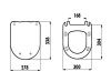 Крышка сиденье для унитаза Creavit DUCKY KC1003.01.1200E