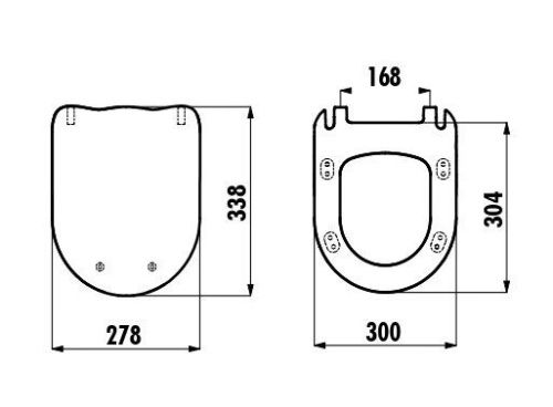 Крышка сиденье для унитаза Creavit DUCKY KC1003.01.1200E - фото 2
