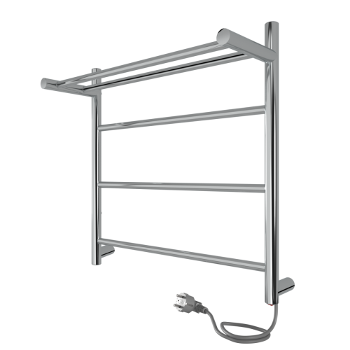 Полотенцесушитель электрический Indigo LINE с полкой LСLE50-50PR 55х50 хром - фото 3