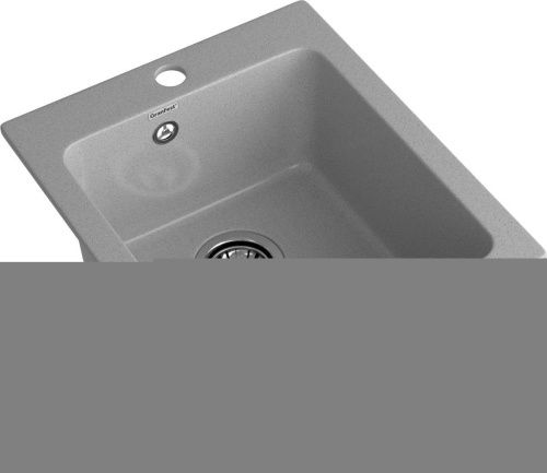 Кухонная мойка Granfest Praktik P-505 серый 45х50 цвет серый поверхность матовая - фото 2