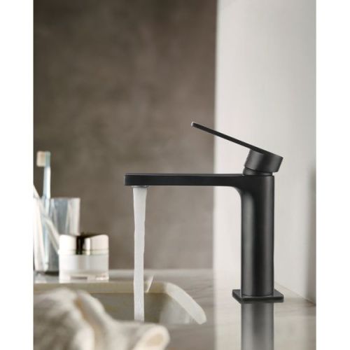 Смеситель AQG Alpha 01ALP100NG на раковину черный - фото 3