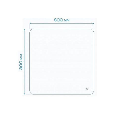 Зеркало с подсветкой Maretti Florenza FL148080P16EL 80х80 подвесное - фото 3