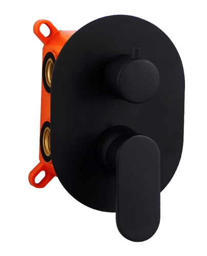 Смеситель для душа AQG Beta 01BET352NG встраиваемый в стену черный