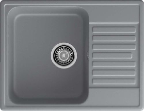 Кухонная мойка Granfest Quarz 13 темно-серый 60х50 цвет серый поверхность матовая - фото 2