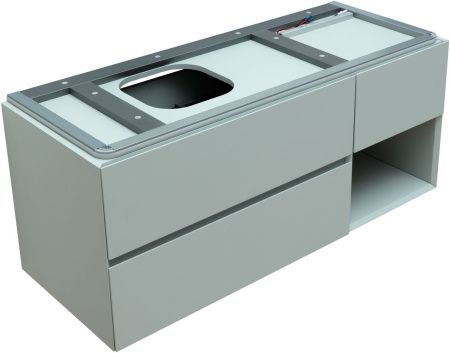 Тумба под раковину Allen Brau Infinity 1.21005.PWM 120х50 подвесная цвет зеленый