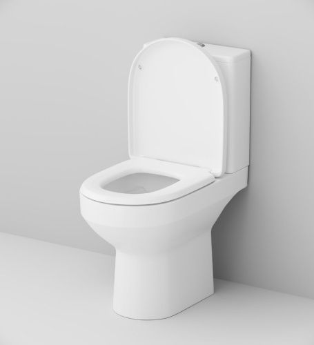 Унитаз напольный с бачком Am.Pm Spirit V2.0 C708600SC белый с сиденьем микролифт душевой смыв - фото 4