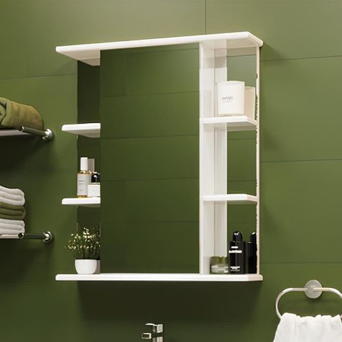 Зеркало-шкаф Onika Глория 206041 60х70 подвесной цвет белый - фото 2