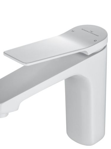 Смеситель Wonzon & Woghand WW-XH-013-MW на раковину белый - фото 4