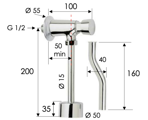 Кран порционный Remer Tempor TE855 - фото 2