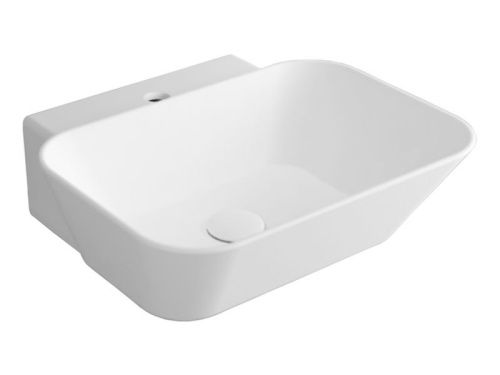 Раковина из сантехнического фаянса Simas WA 08 50х40 подвесная цвет белый