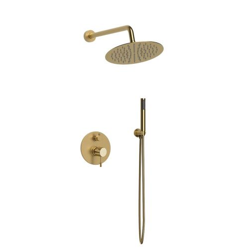 Душевая система Vincea Desire VSFW-1D1BG встраиваемая в стену цвет золото - фото 2