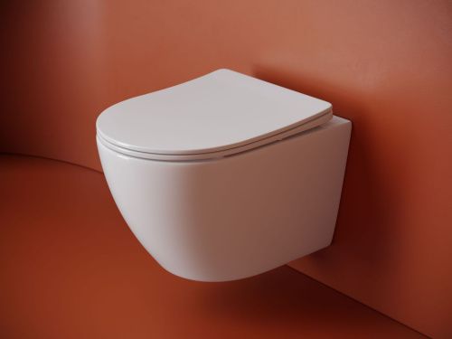 Унитаз подвесной Ceramica Nova UNO CN11001T белый с сиденьем микролифт смыв торнадо - фото 2