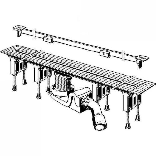 Душевой лоток Viega 704353 120х10 хром - фото 5