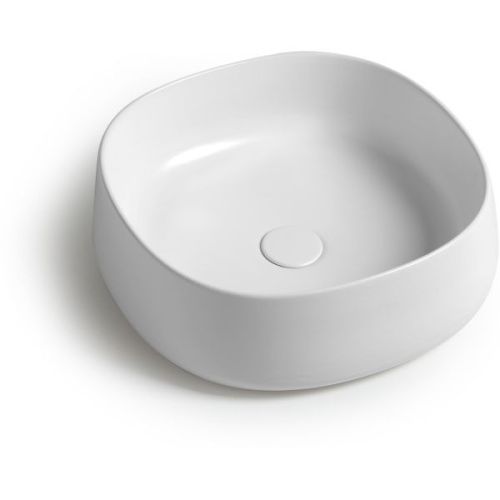Раковина керамическая White Ceramic Jumper W072701 40х40 накладная цвет белый