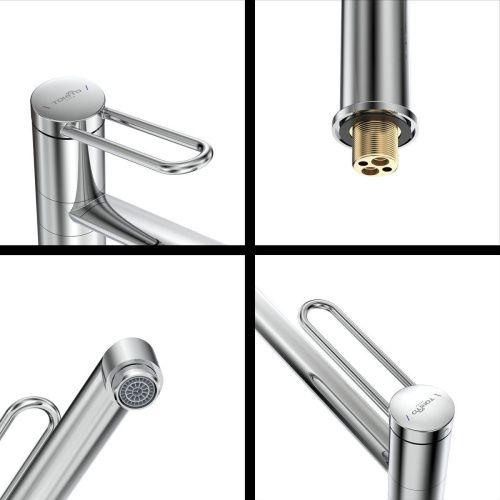 Смеситель для кухни Tokito KANDA TOK-KAN-1012 на мойку хром - фото 2