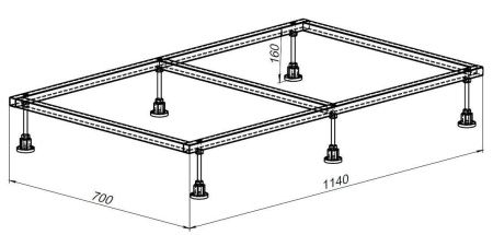 Каркас для поддона Allen Brau 8.00003